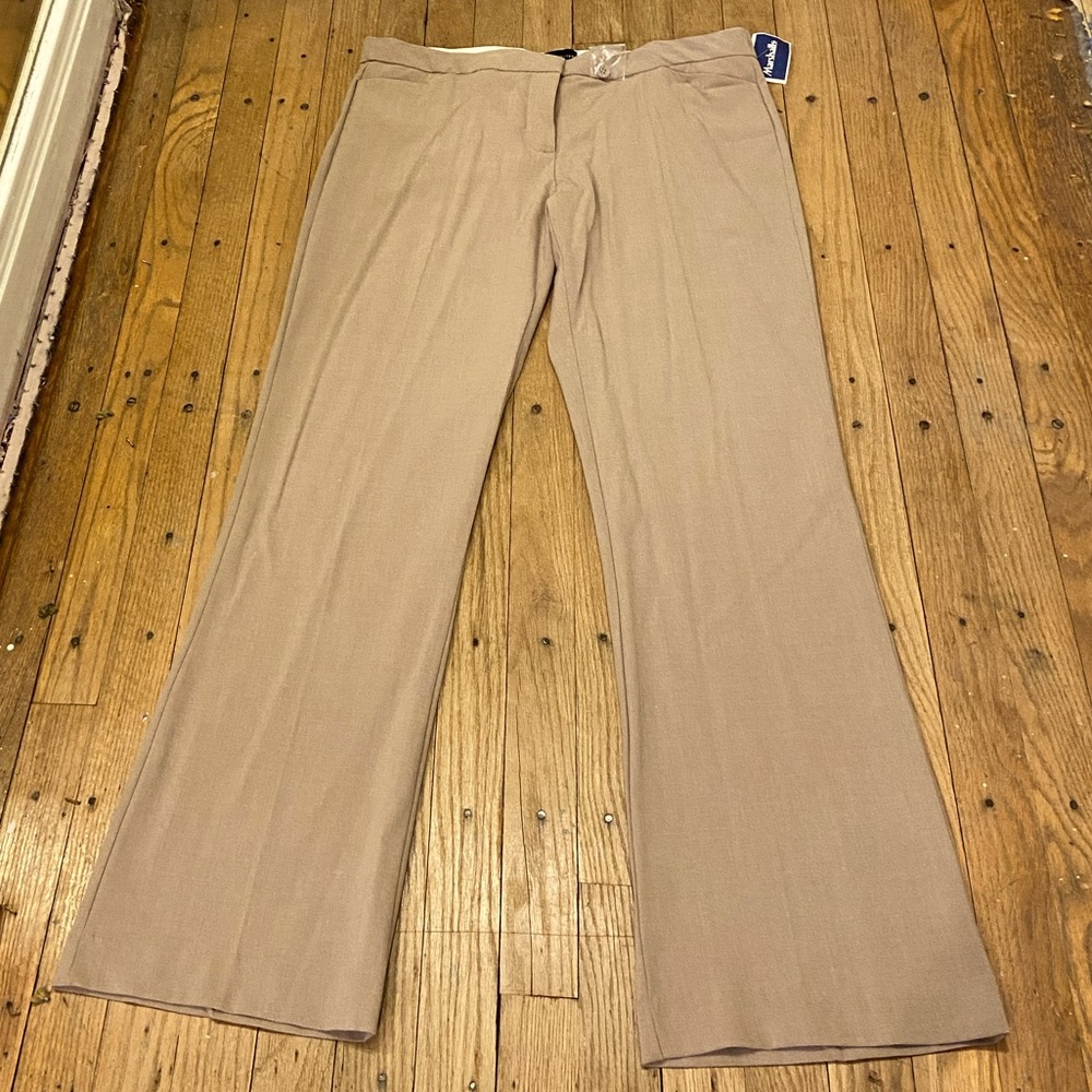 The Limited Drew Fit Tan Flare Pants